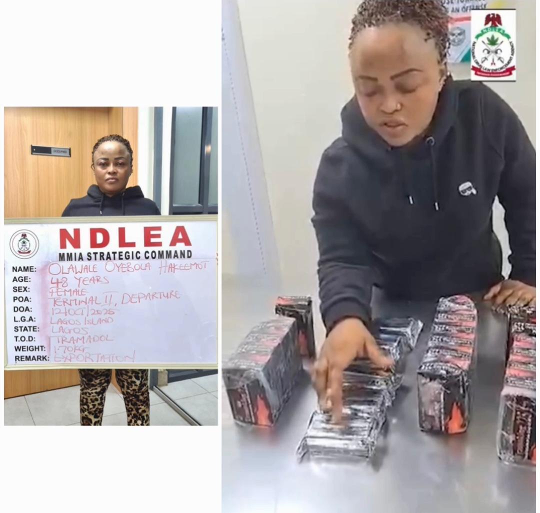 UK-based public health assistant arrested for trafficking hard drugs as NDLEA intercept drugs concealed in Electric bulbs, car compartments